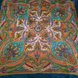 Vintage 50s Vanette Creations Silk Scarf